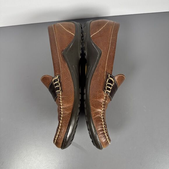MARTIN DINGMAN Countrywear Leather Penny Loafers VIBRAM Brown 532215M Sz 10M - Picture 13 of 15